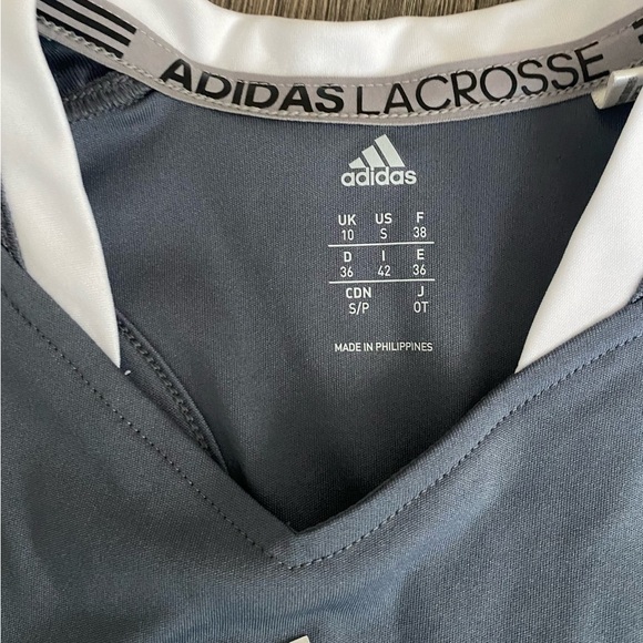 Bryant University Field Hockey tank small ADIDAS NWOT grey women’s athletic new - Picture 3 of 5